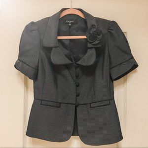 Nine West, Blue Striped Skirt Suit